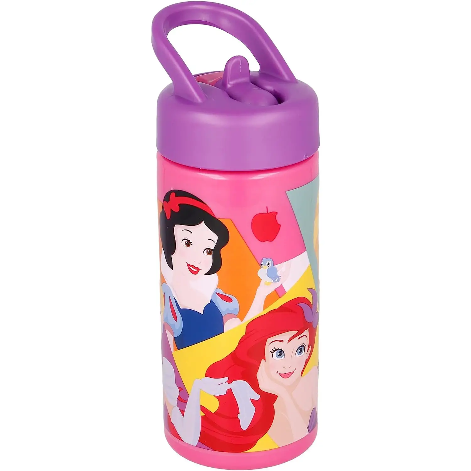 Borraccia Principesse Disney con Cannuccia Playground – 410 ml – BPA Free - borracce