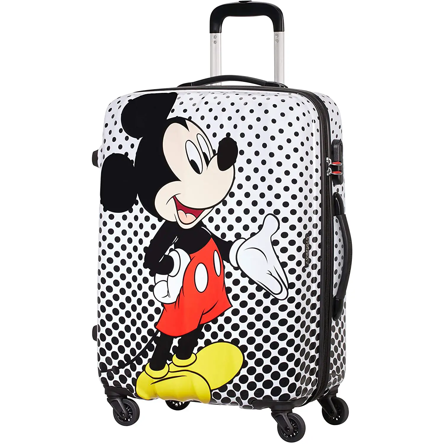 Valigia Per Bambini Disney Legends Spinner 65/24 Alfatwist Mickey Mouse Polka Dot - valige e borse da viaggio
