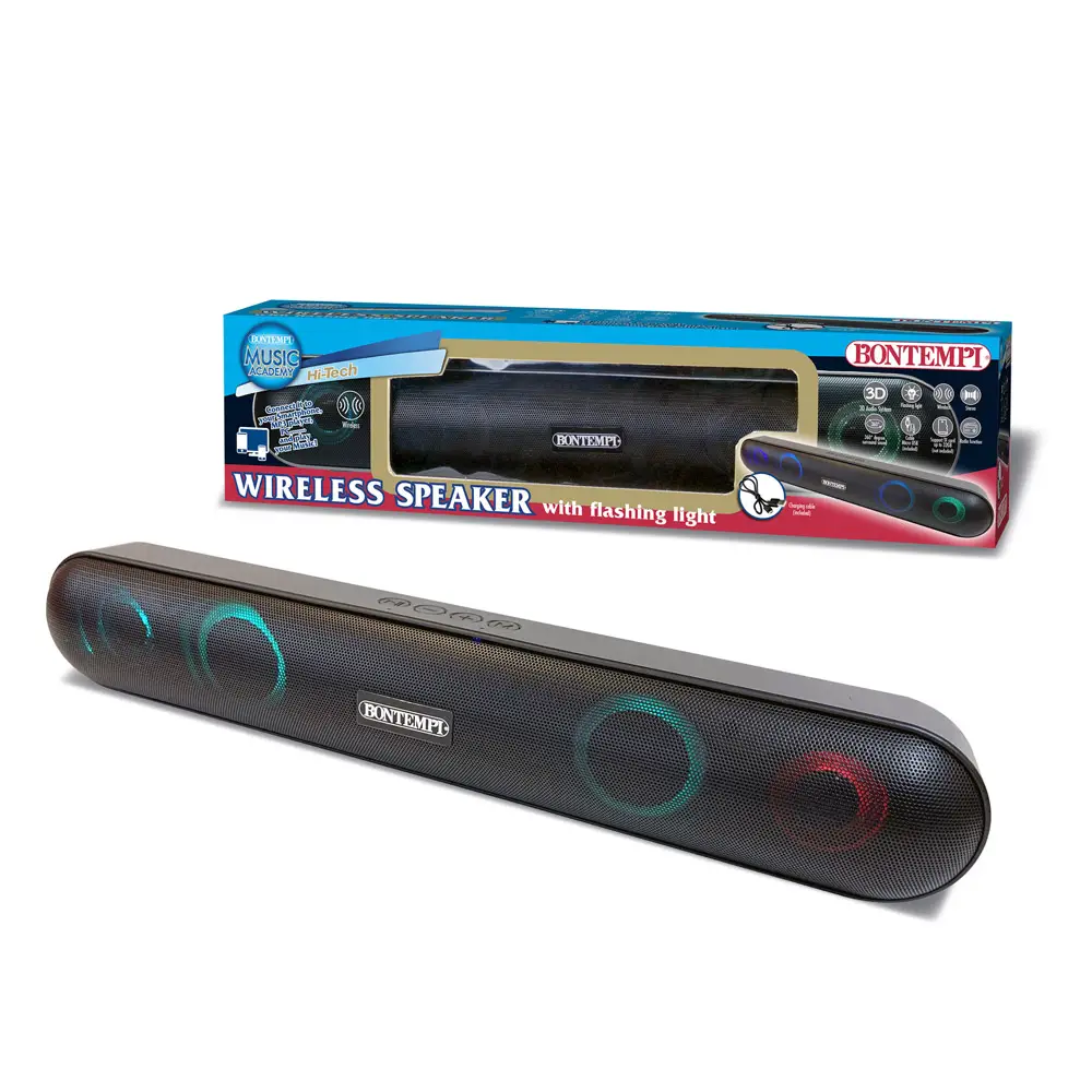 Cassa Acustica Wireless con Effetti Luminosi Bontempi 50 – Porta la Musica Ovunque - Sistemi audio