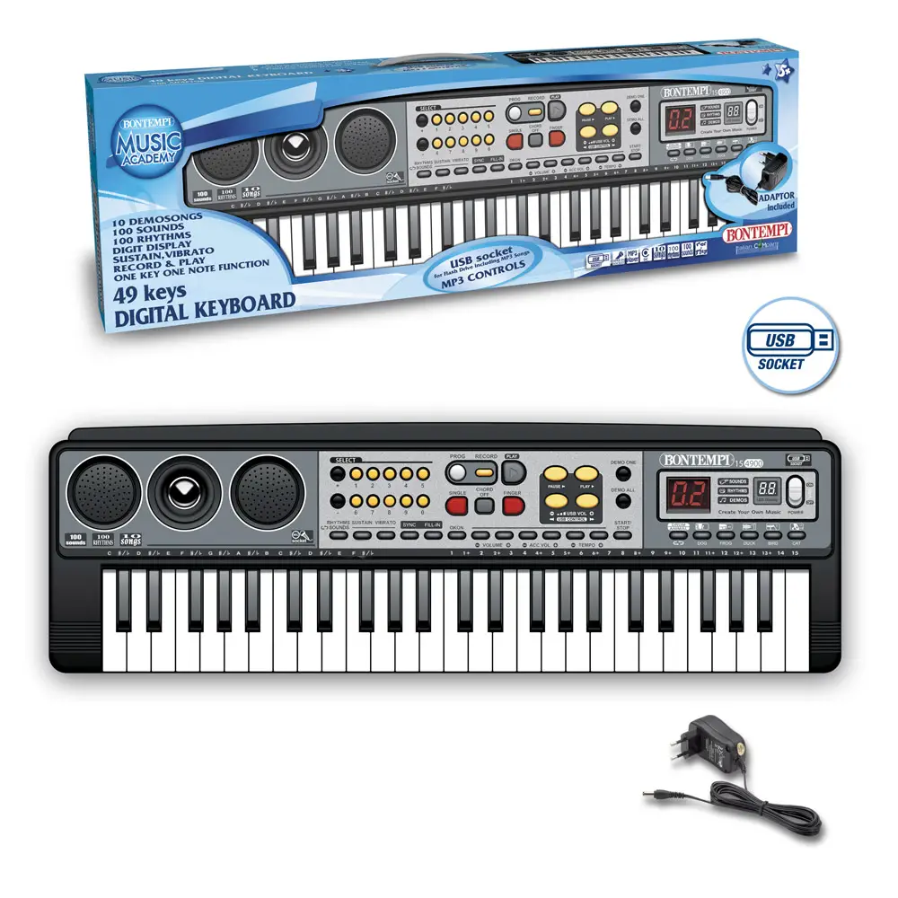 Tastiera Digitale 49 Tasti con Usb - musicali