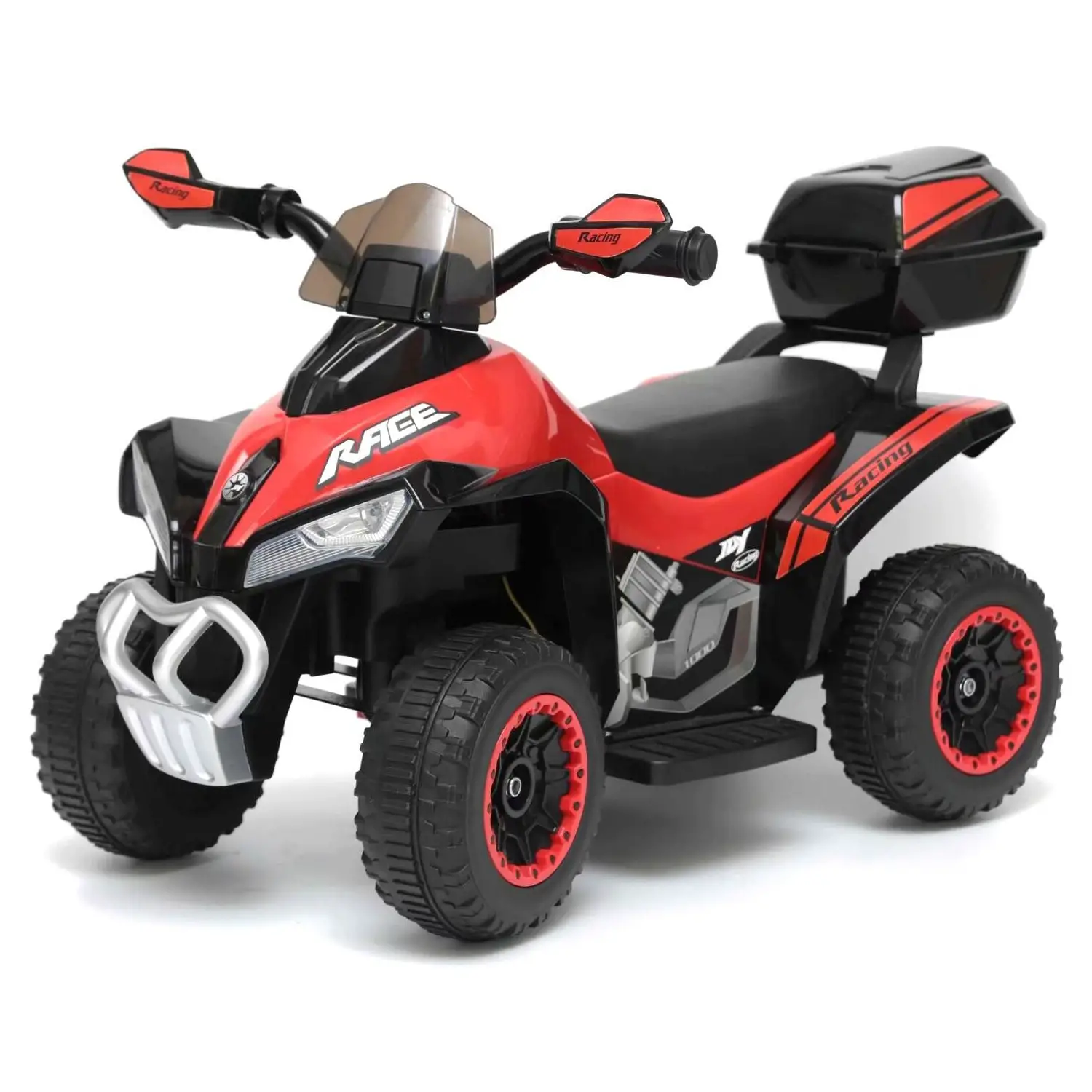 Moto Elettrica Per Bambini Mini Quad Deluxe 6v Rosso - moto