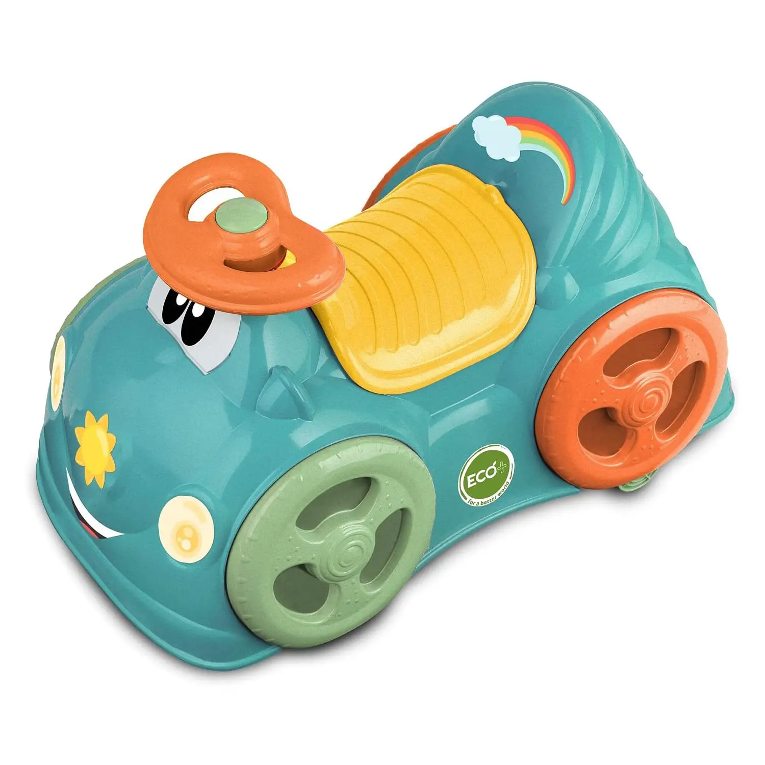 Chicco All Around Acquamarina Eco+ – Macchina Cavalcabile per Bambini 1–3 anni - Tricicli e primi passi