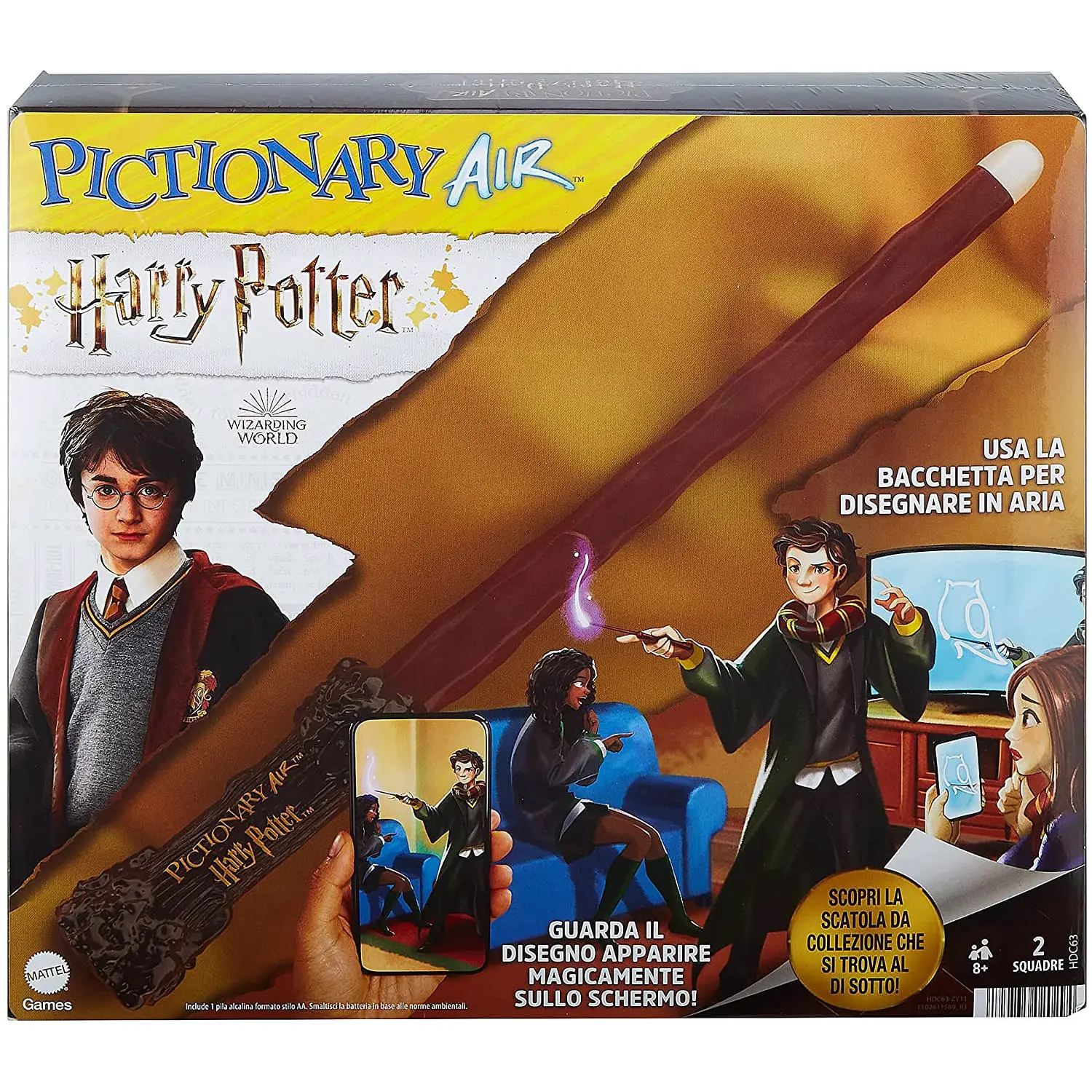 Pictionary Air Harry Potter HDC63 – Il Gioco di Disegno Magico - Giochi di società