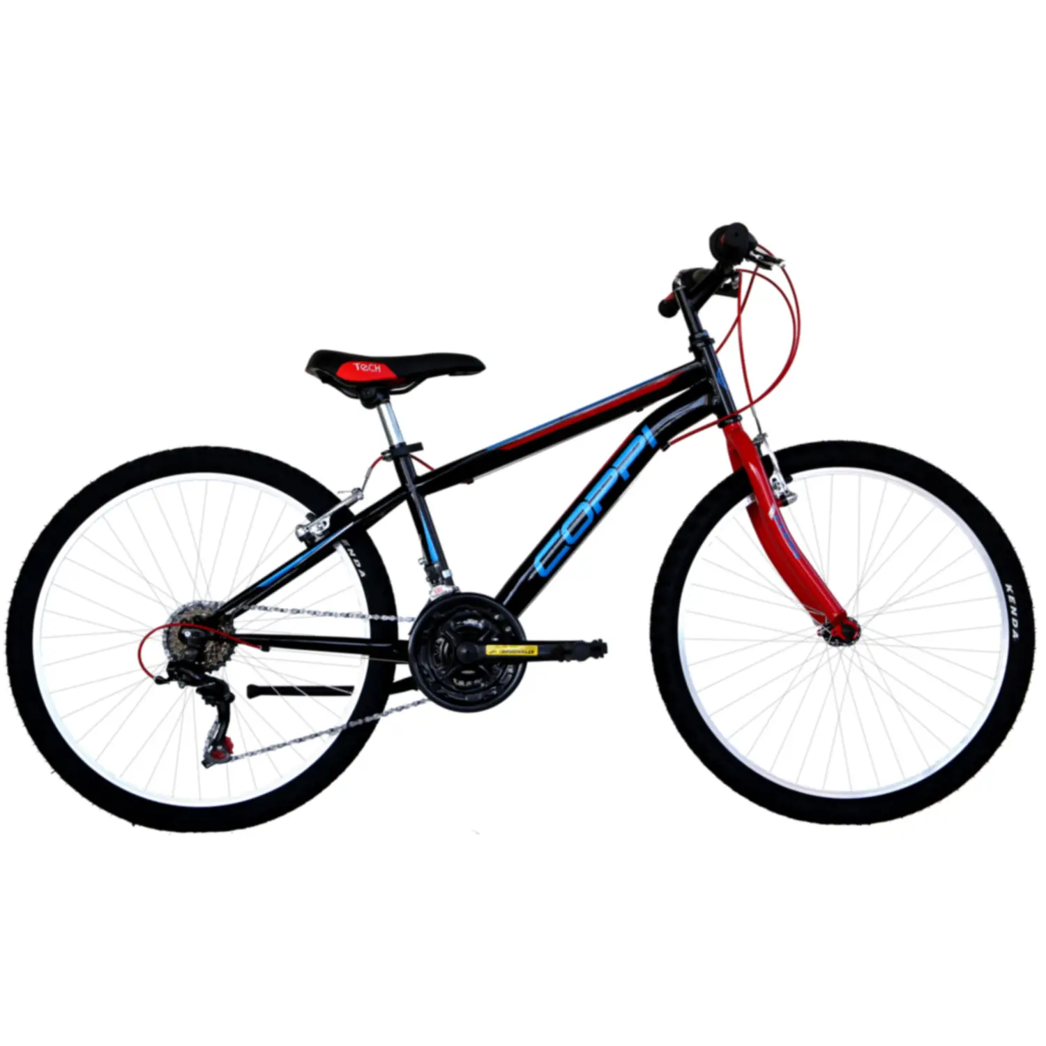 Bicicletta Ragazzo 24 Pollici MTB Jaunty Blu - biciclette adulti