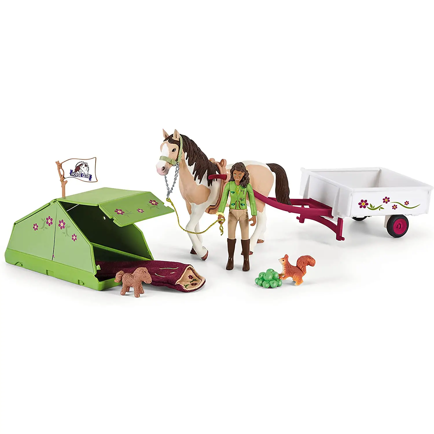 Schleich il Campeggio di Sarah - Animali