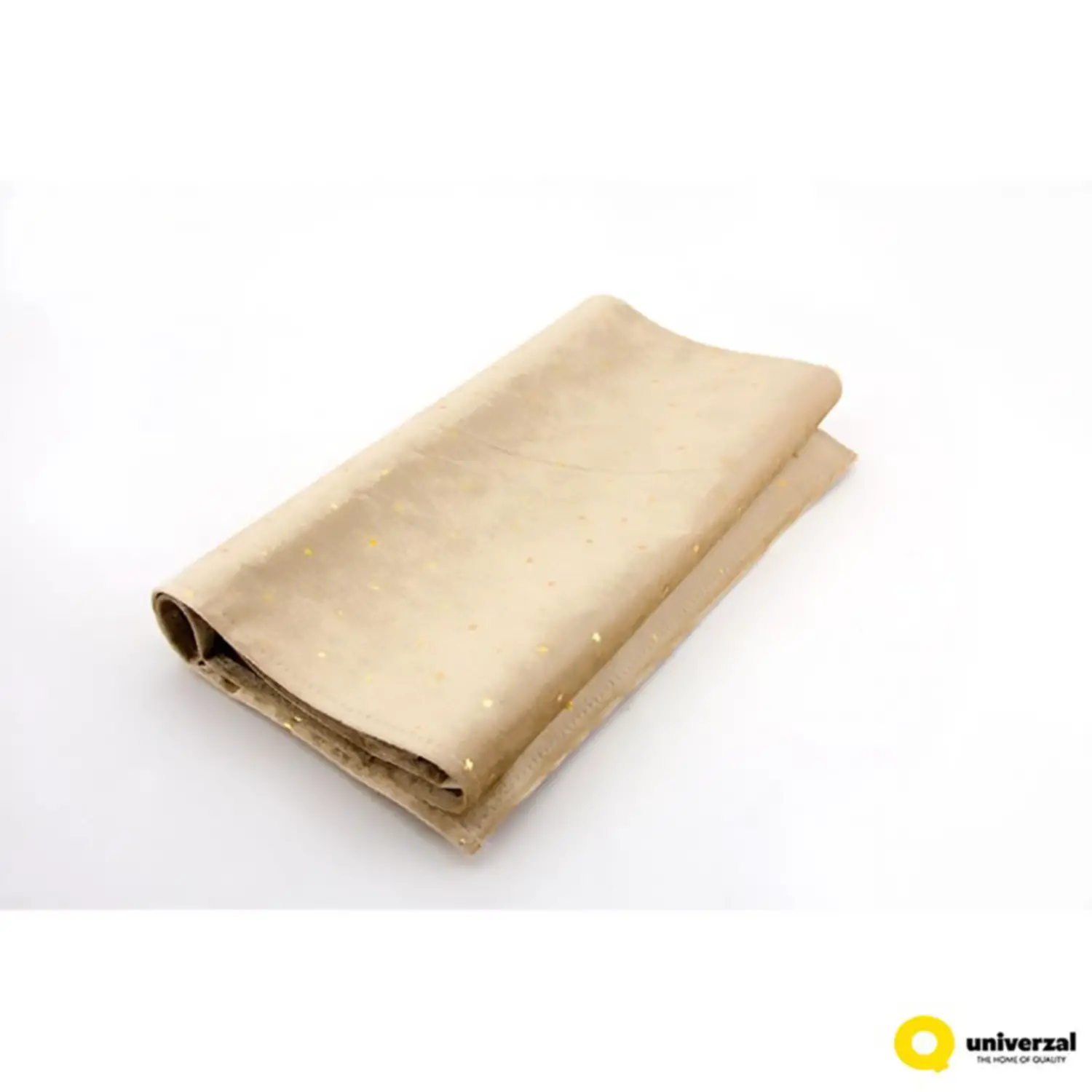 Tovaglia Natalizia Poliestere Gold Foil Stampa Stelle Oro - addobbi casa
