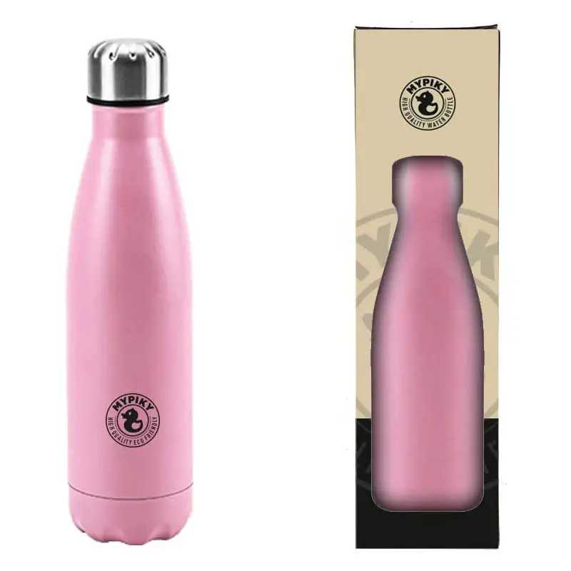 BORRACCIA TERMICA ACCIAIO MYPIKY 500ML ROSA - borracce
