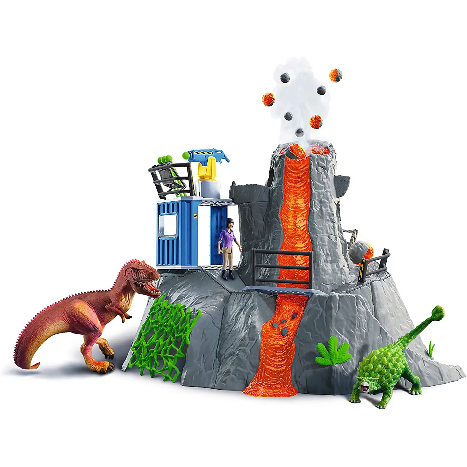 Schleich Grande Spedizione Sul Vulcano 42564 - Animali