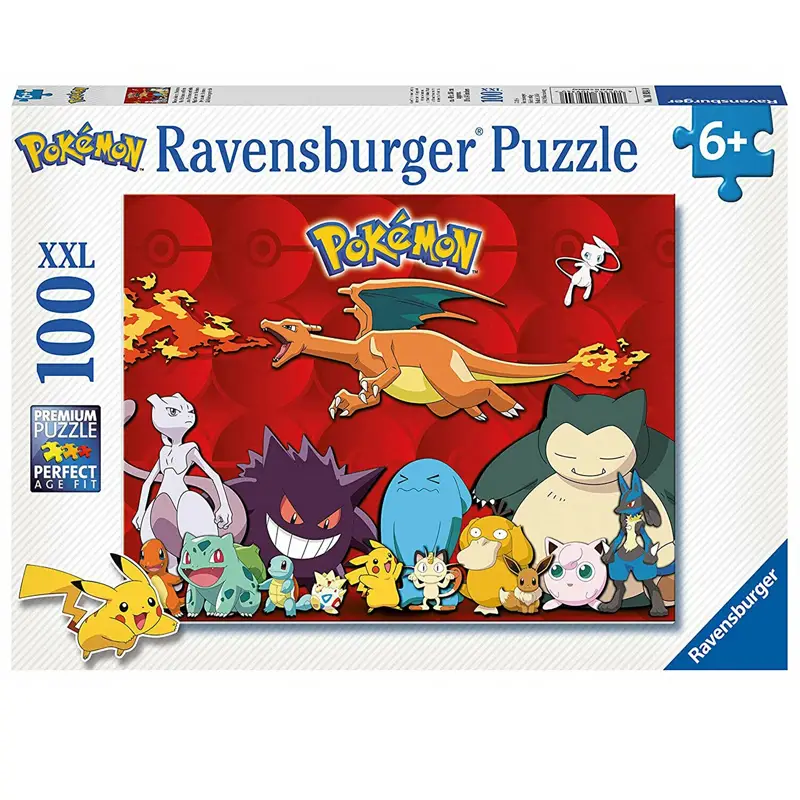 Puzzle 100 Pezzi XXL Pokemon - Puzzle in cartone