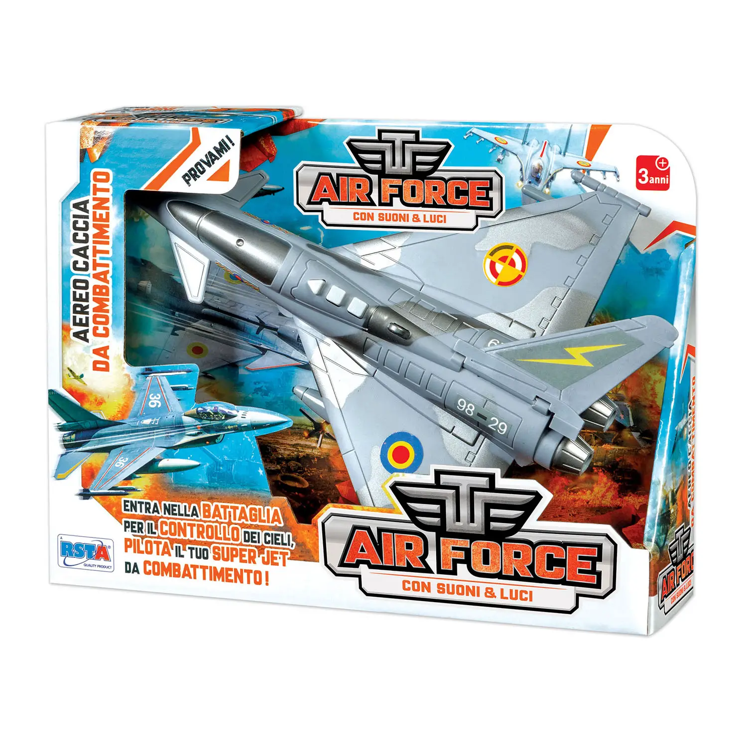Aereo Frizione Air Force Con suoni E Luci - modellini