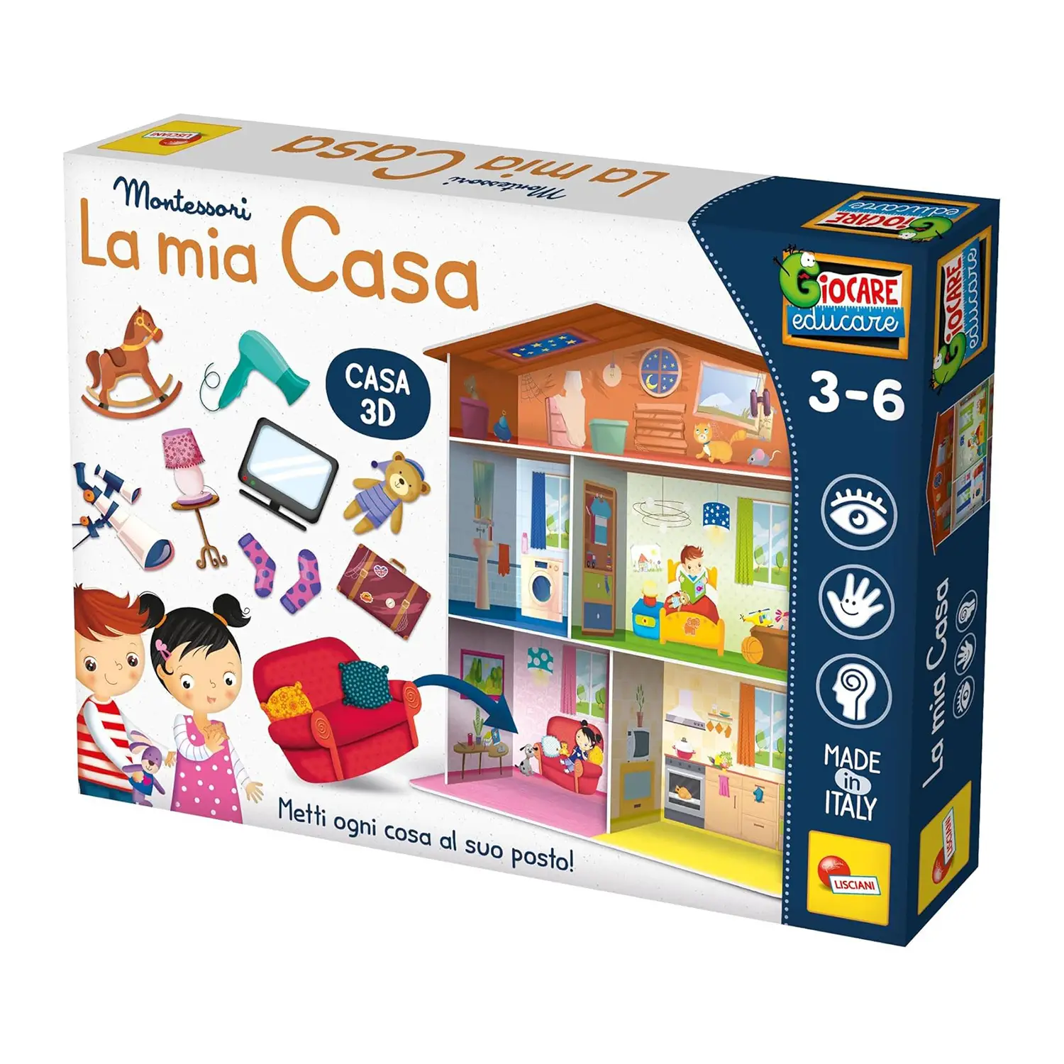 Montessori Maxi La Mia Casa - Lisciani - Primi giochi