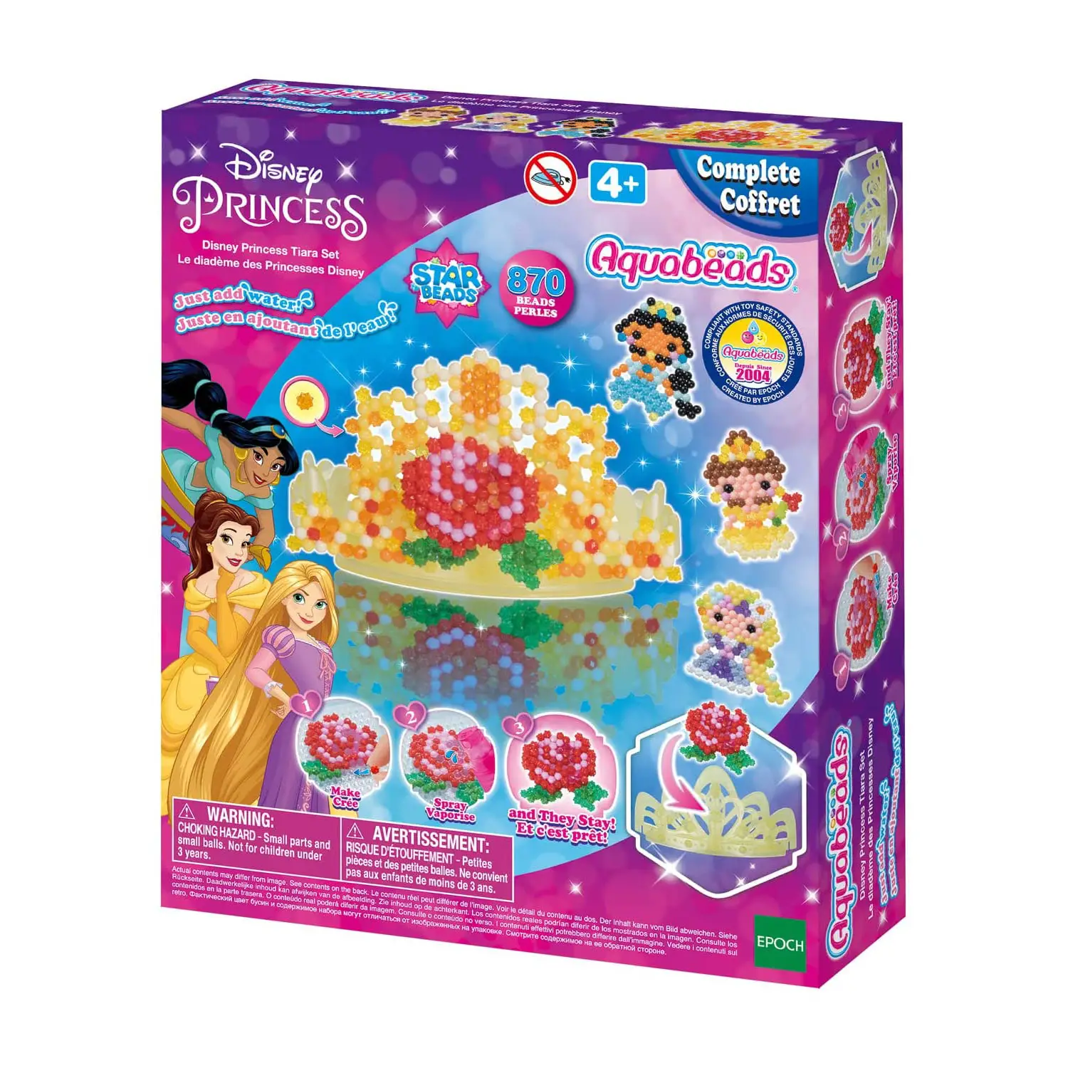 Aquabeads Set Tiara Disney Princess - creatività