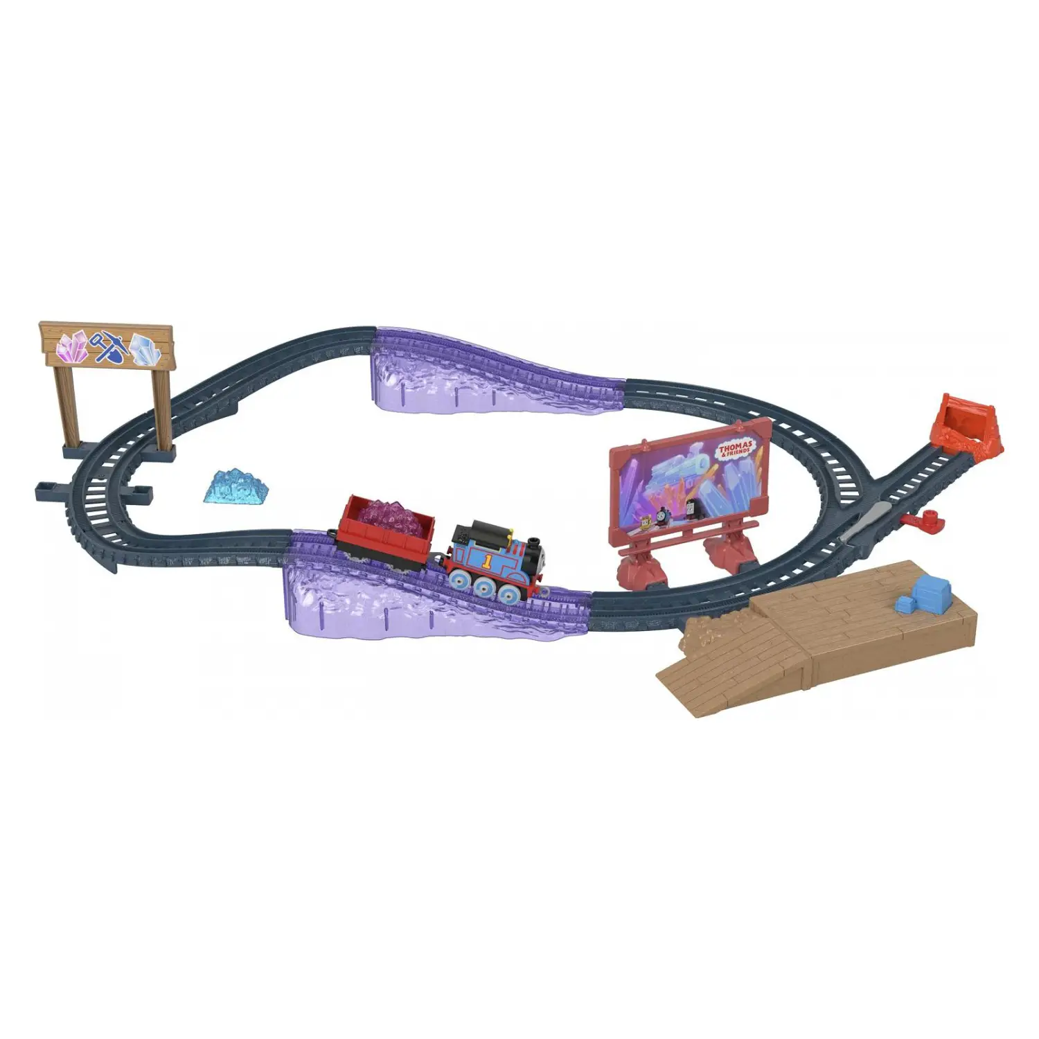 FPR THOMAS & FRIENDS PLAYSET A RUOTA LIBERA HGY83 - action figures ed accessori