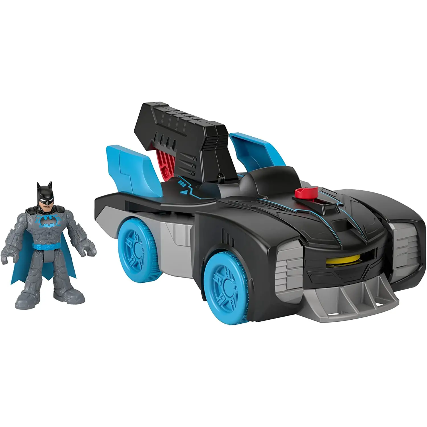 Imaginext Dc Superfriends Batmobile - action figures ed accessori