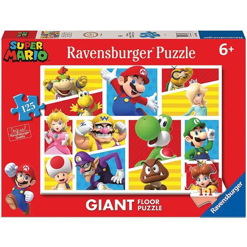 Puzzle 125 Pezzi Giant Super Mario - Puzzle in cartone