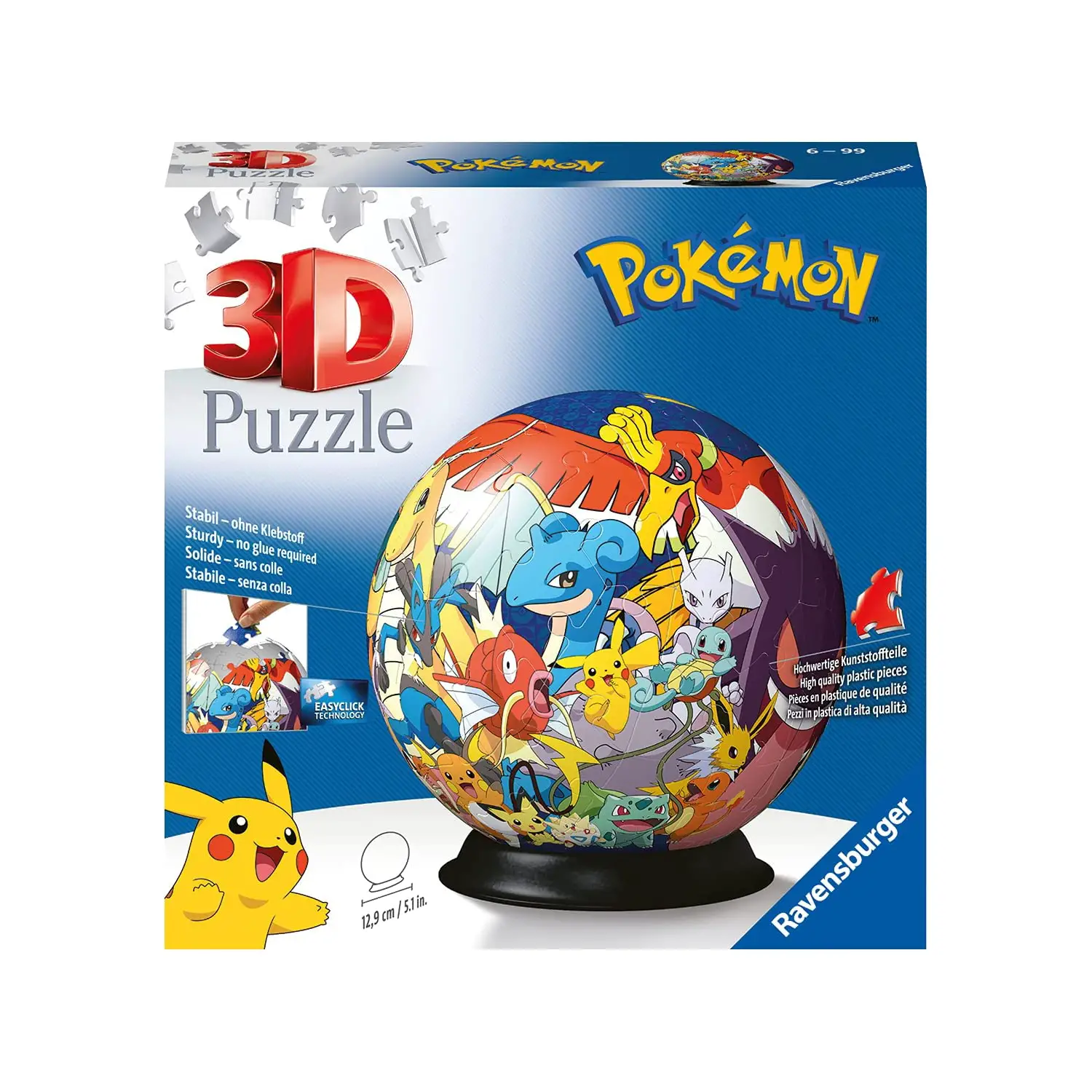 Puzzle 3D Ball Pokemon - puzzle 3d