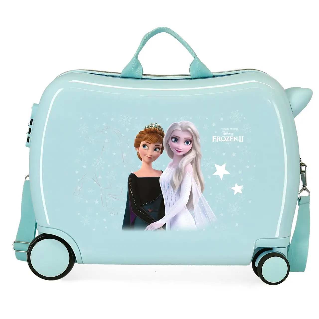 Frozen Frosted Light Trolley da Viaggio Cavalcabile Abs 4 Ruote - valige e borse da viaggio