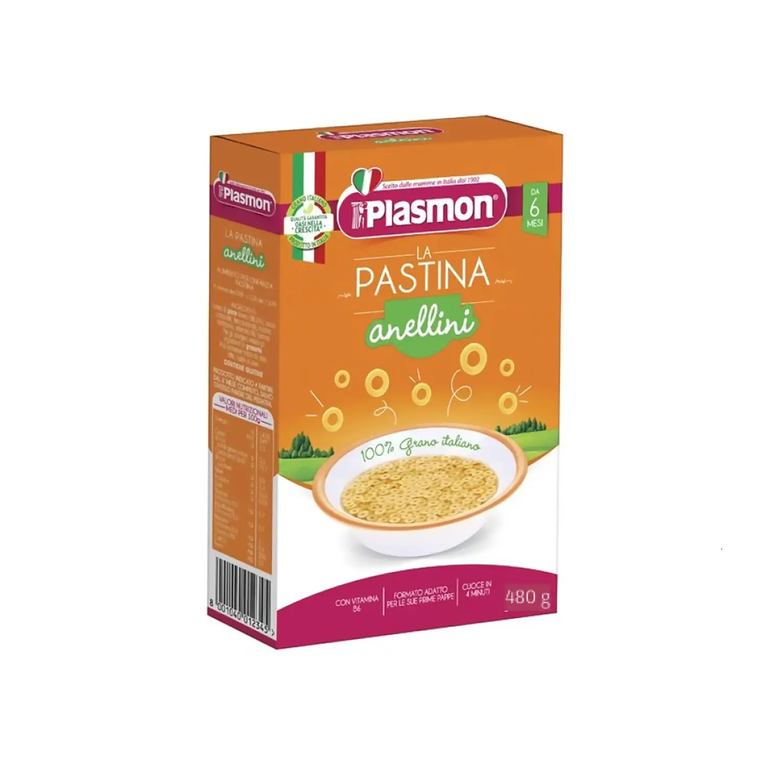 Pastina Plasmon Gr 480 Anellini - pastine