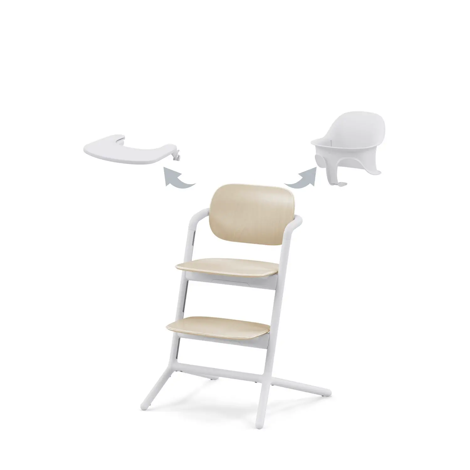 Seggiolone Lemo Set 3n1 Sand White Cybex - seggioloni