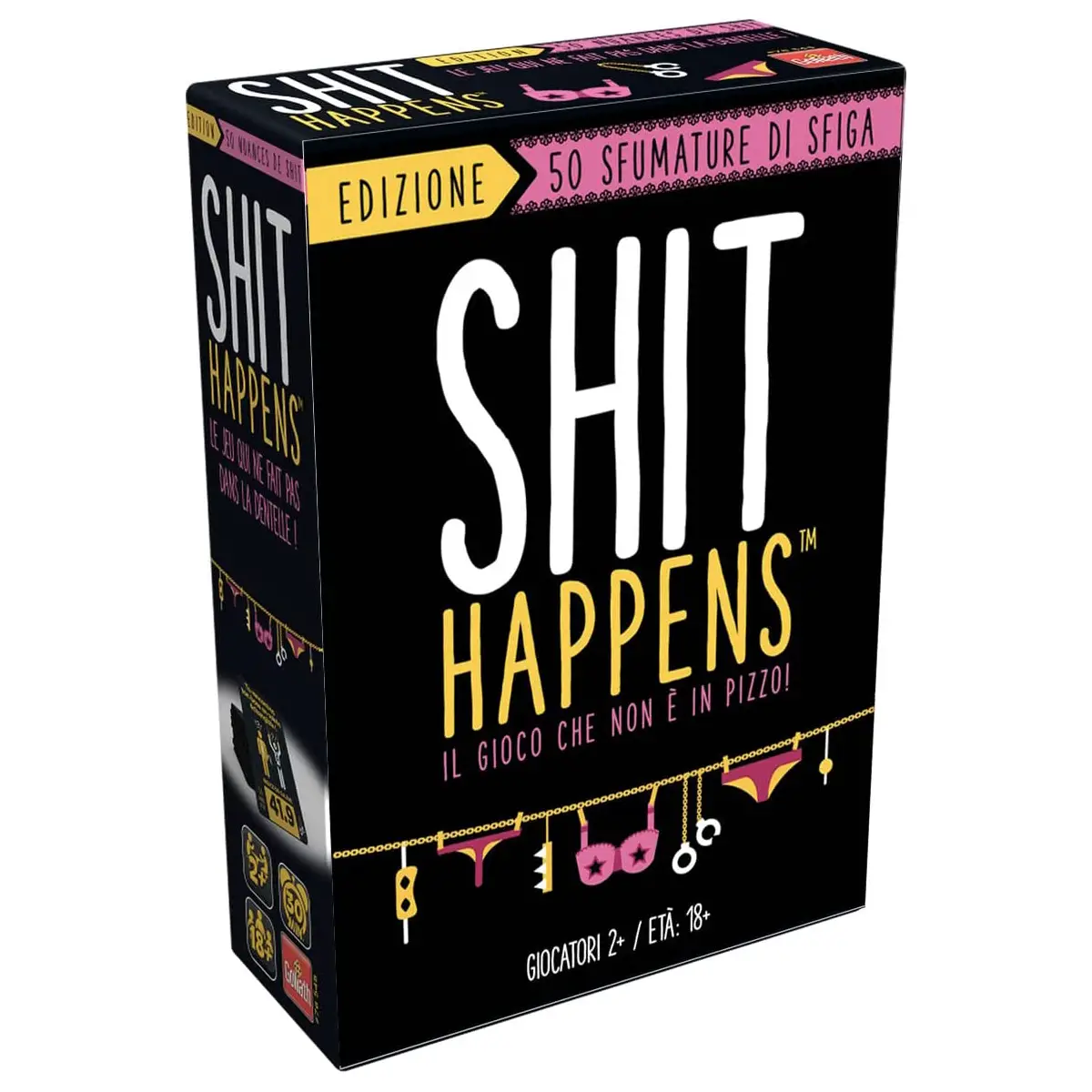 Shit Happens – 50 Sfumature di Sfiga | Gioco di Carte Hot per Adulti - Giochi di società