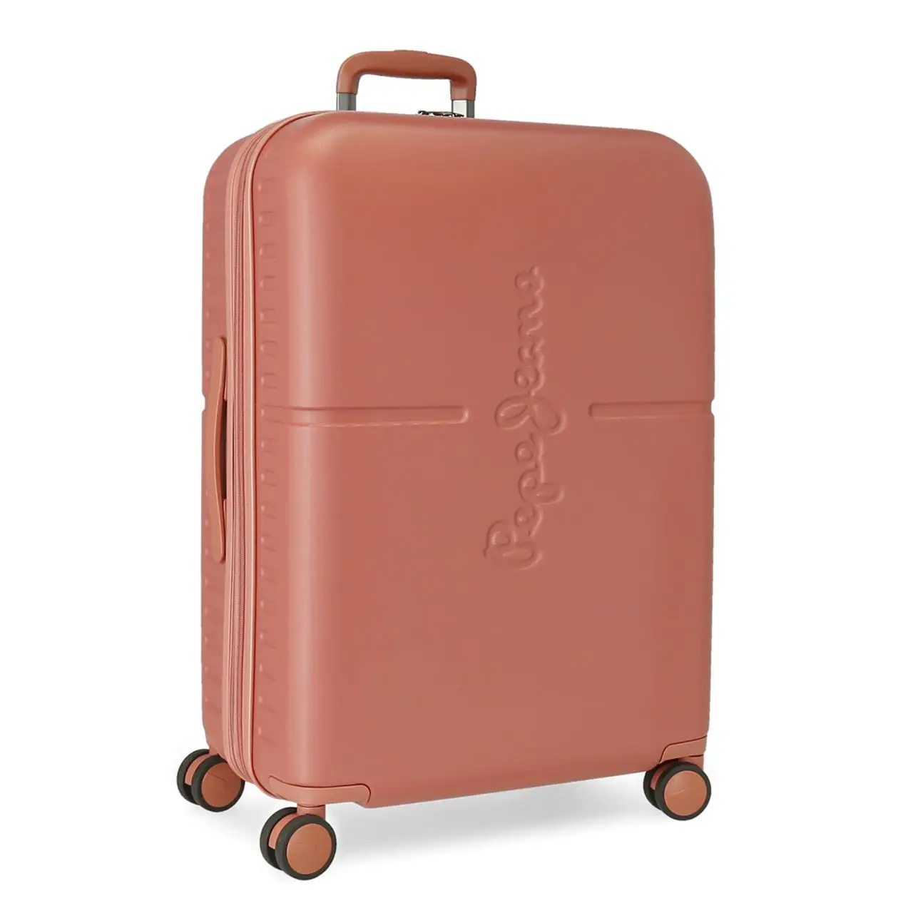 Pepe Jeans Trolley Abs 70cm. 4 Ruote Terracotta - valige e borse da viaggio