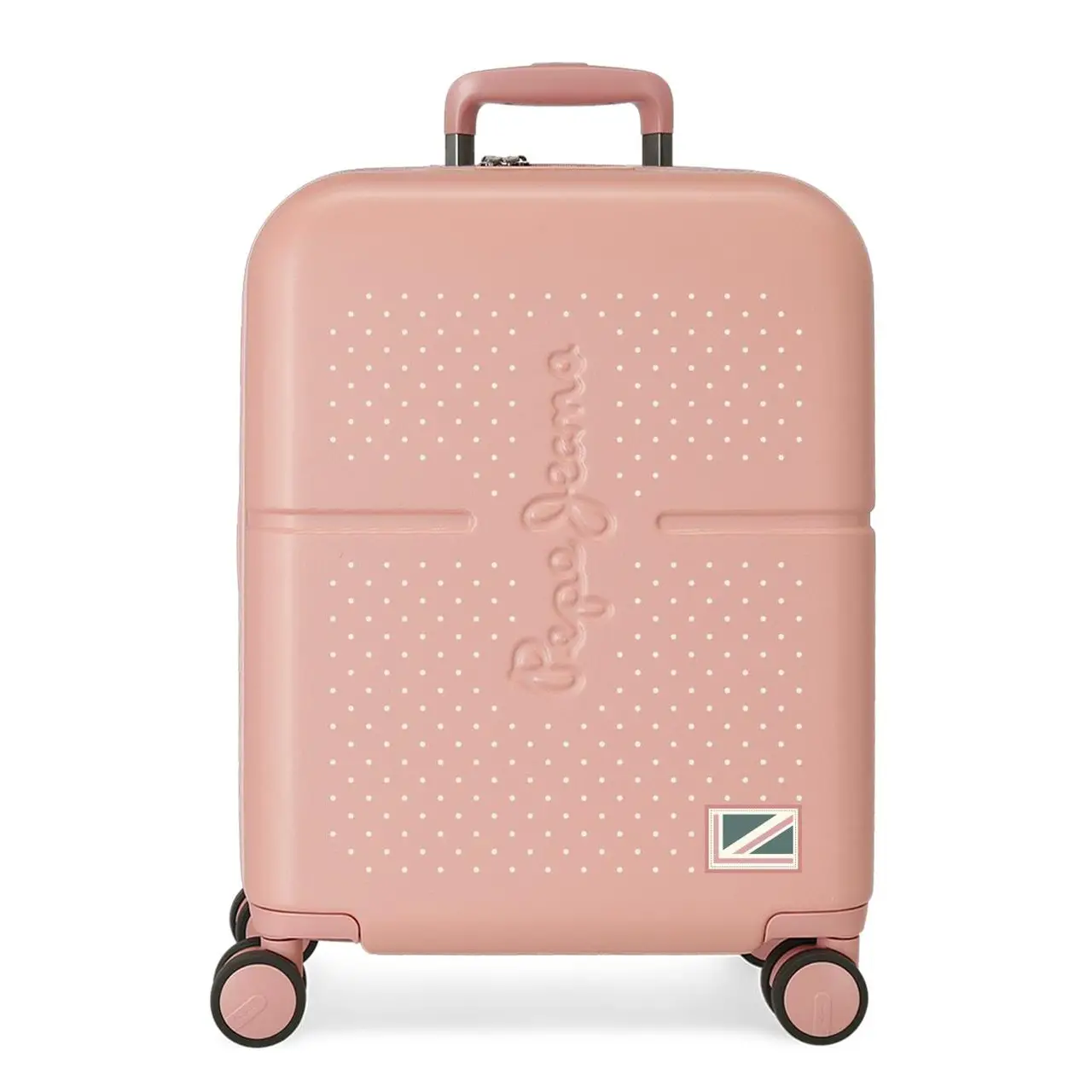 Pepe Jeans Trolley Abs 55cm. Espandibile 4 Ruote Laila Rosa Claro - valige e borse da viaggio
