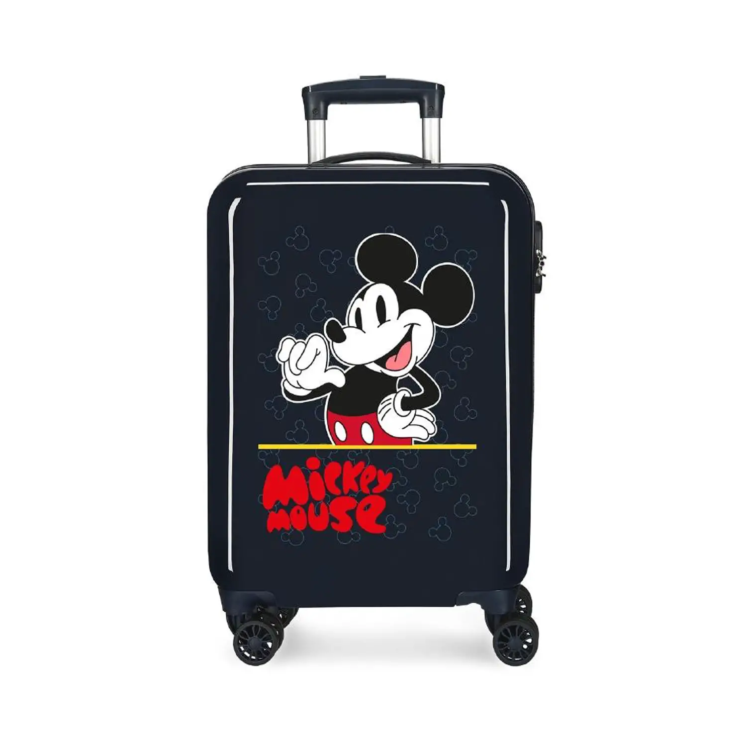 Mickey Mouse Fashion Trolley Abs 55cm. 4 Ruote Nero - valige e borse da viaggio