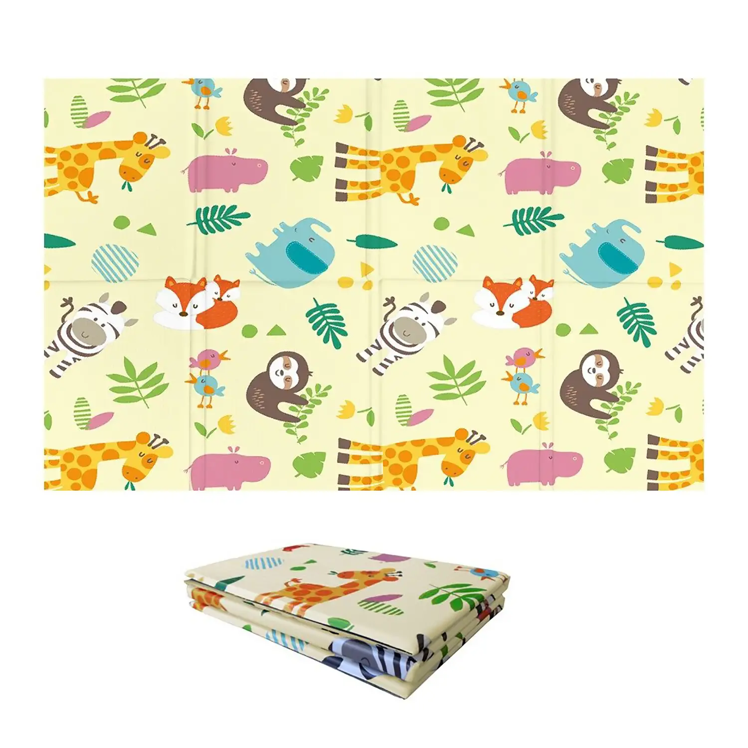 Tappeto Pieghevole Large Foresta - Cm 200x150 - Tappeti per il gioco