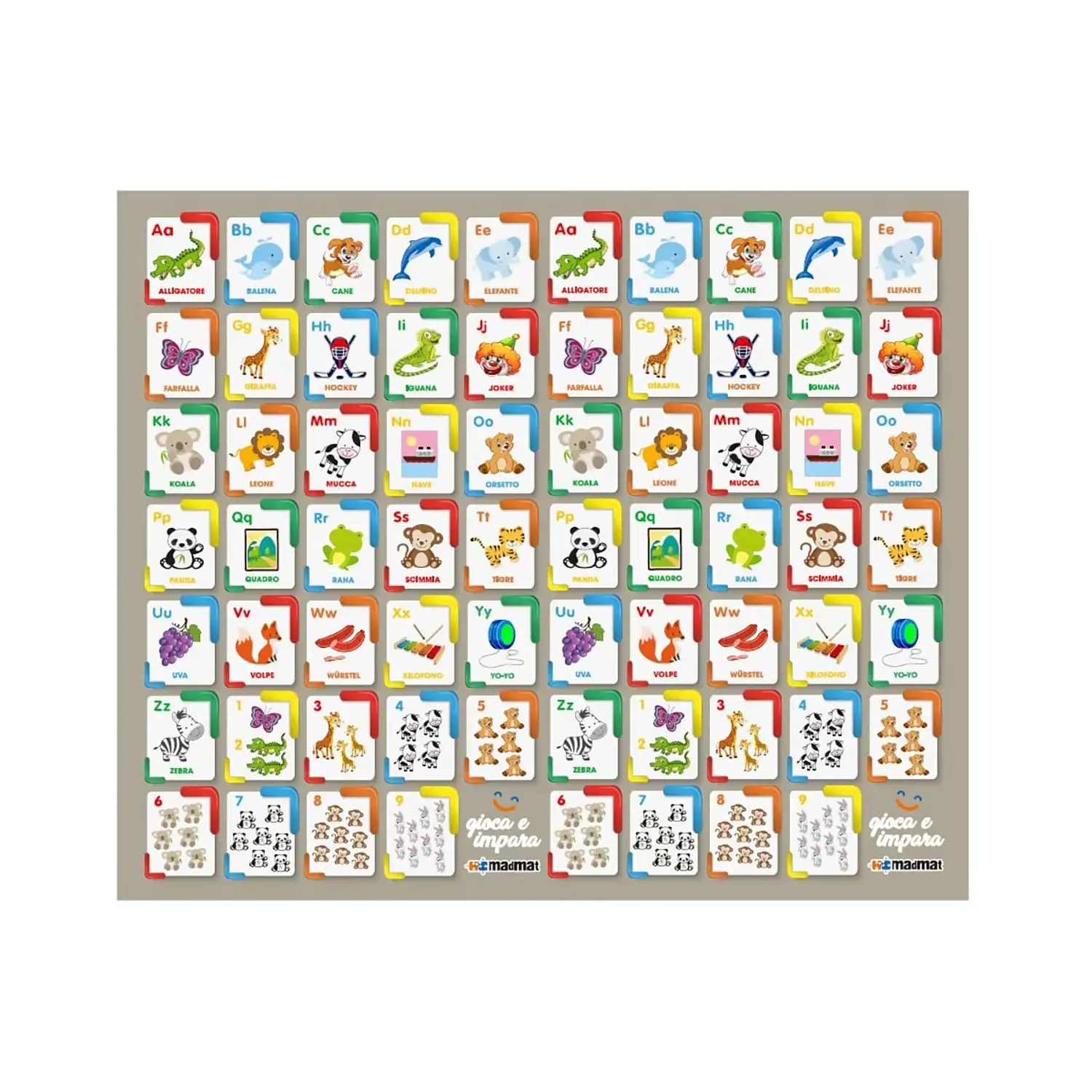 Madmat Tappeto Arrotolabile Extra Morbido – Large 200x150 cm - Spessore 12 mm - Tappeti per il gioco