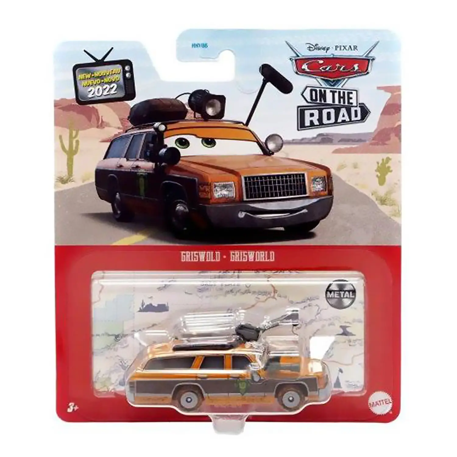 CARS 3 Personaggio 1:55 Griswold - play set
