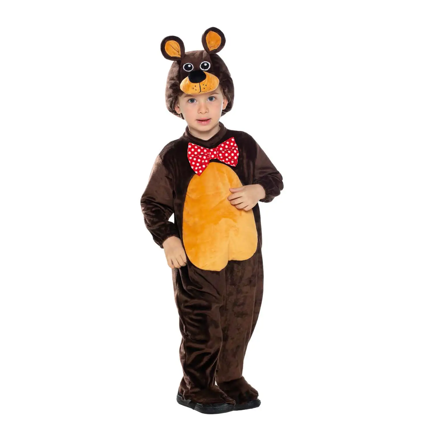 Costume Orso Bruno Baby - Taglia 1/2 Anni - abiti bambino e bambina