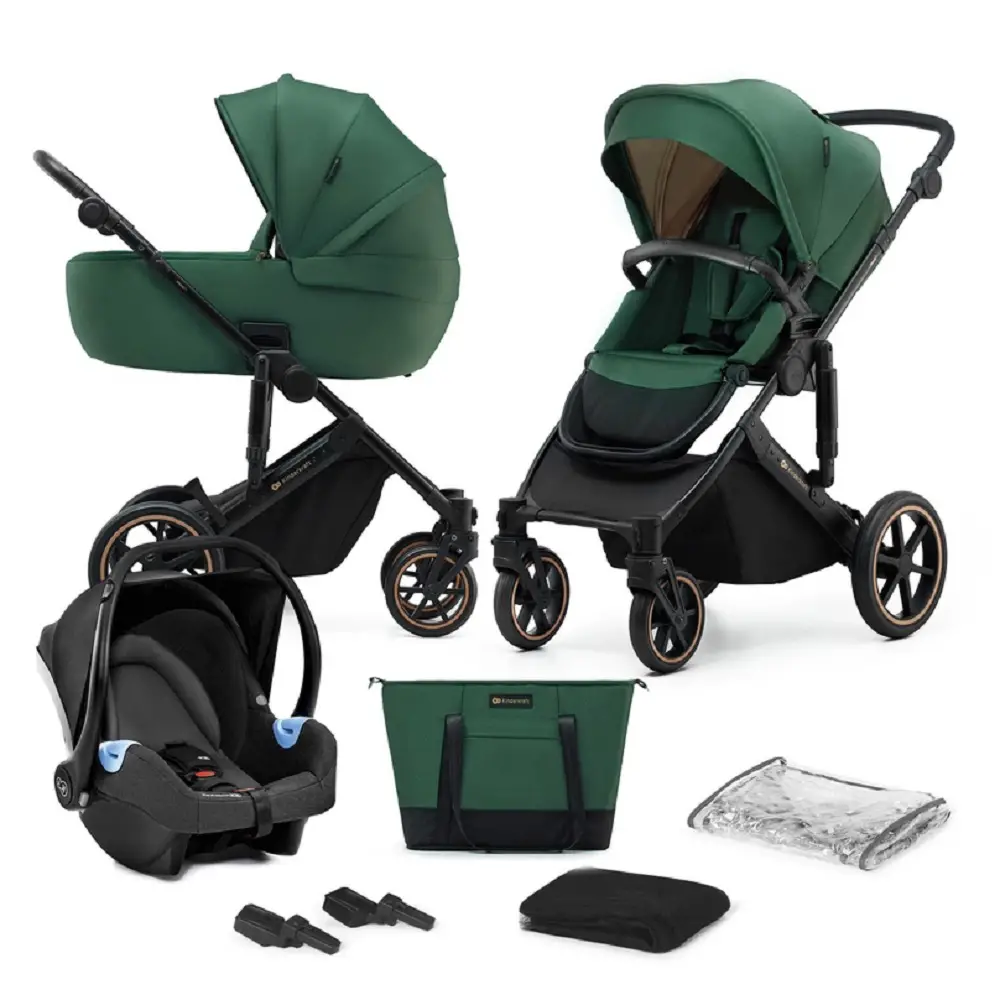 TRIO PRIME 2 DARK GREEN 3IN1 KINDERKRAFT - trio e modulari