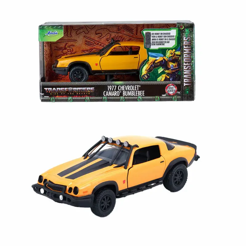 Jada Transformers T7 Bumblebee Camaro Coupe 1977 - Veicolo Die-Cast 1:24 - action figures ed accessori