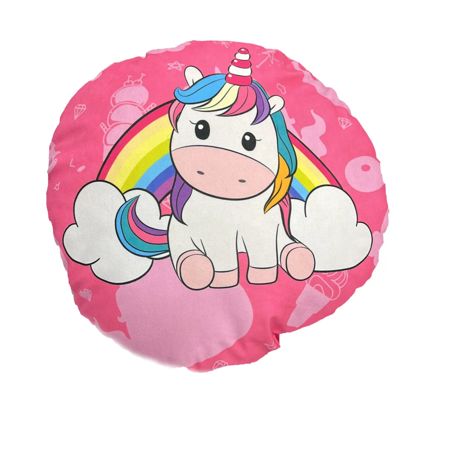 Cuscini Sagomato Unicorno Arcobaleno - biancheria casa