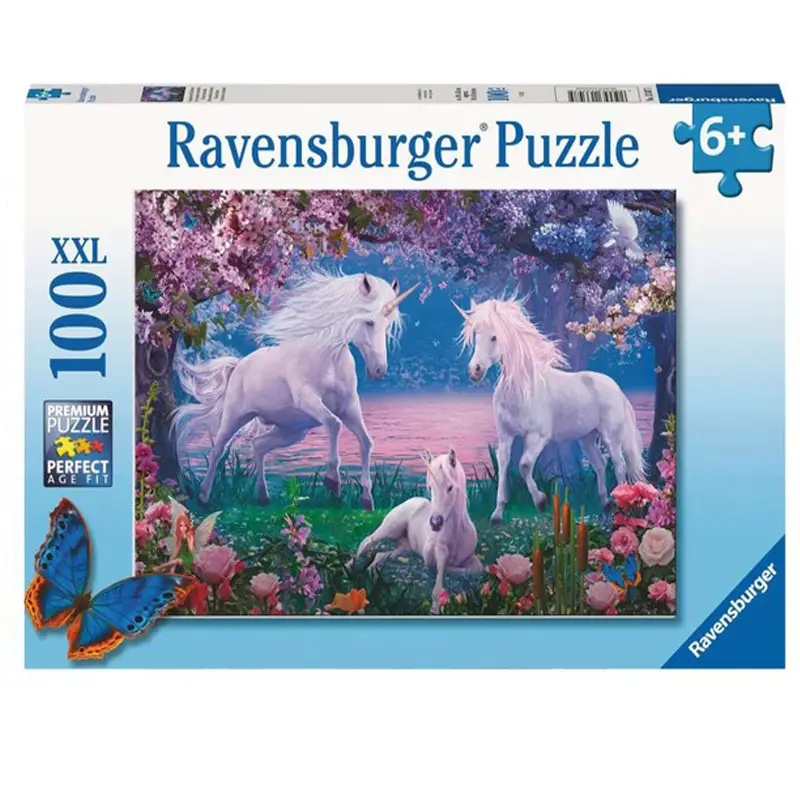 Puzzle 100 Pezzi XXL Unicorni Incantati - Puzzle in cartone