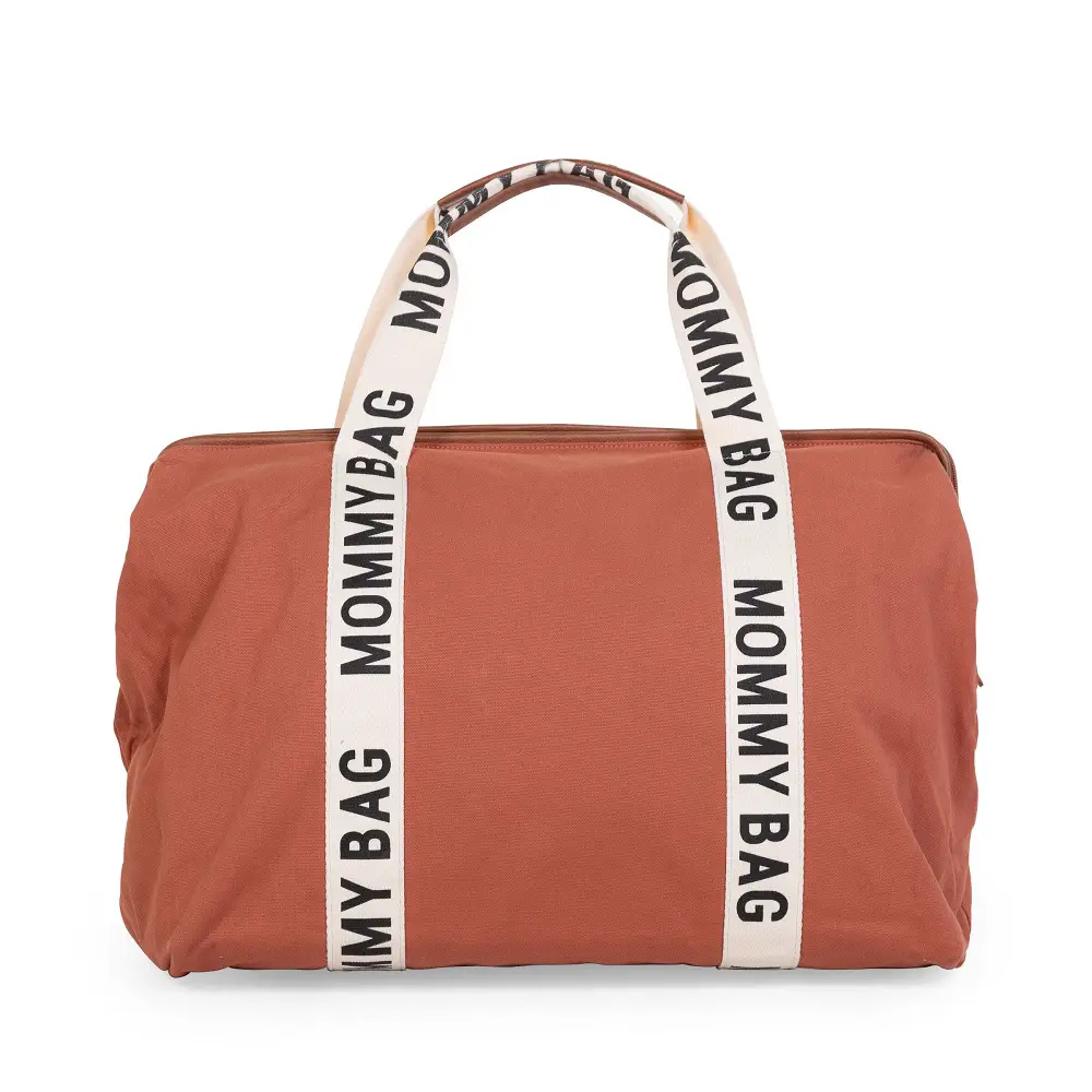 Mommy Bag Borsa Fasciatoio con Materassino – Tela Terracotta Childhome - borse e zaini