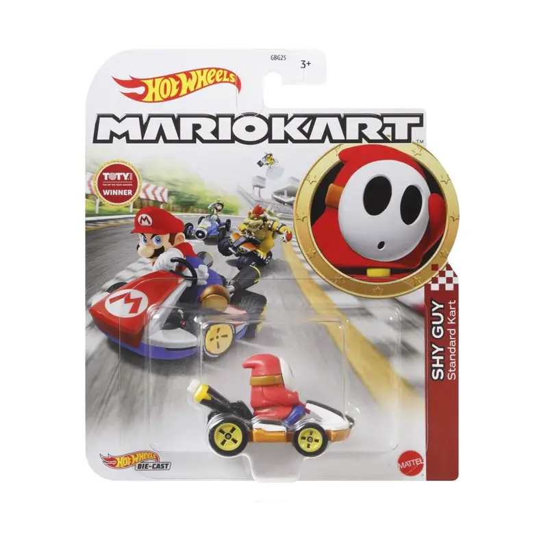 Hot Wheels Mario Kart Shy Guy - modellini