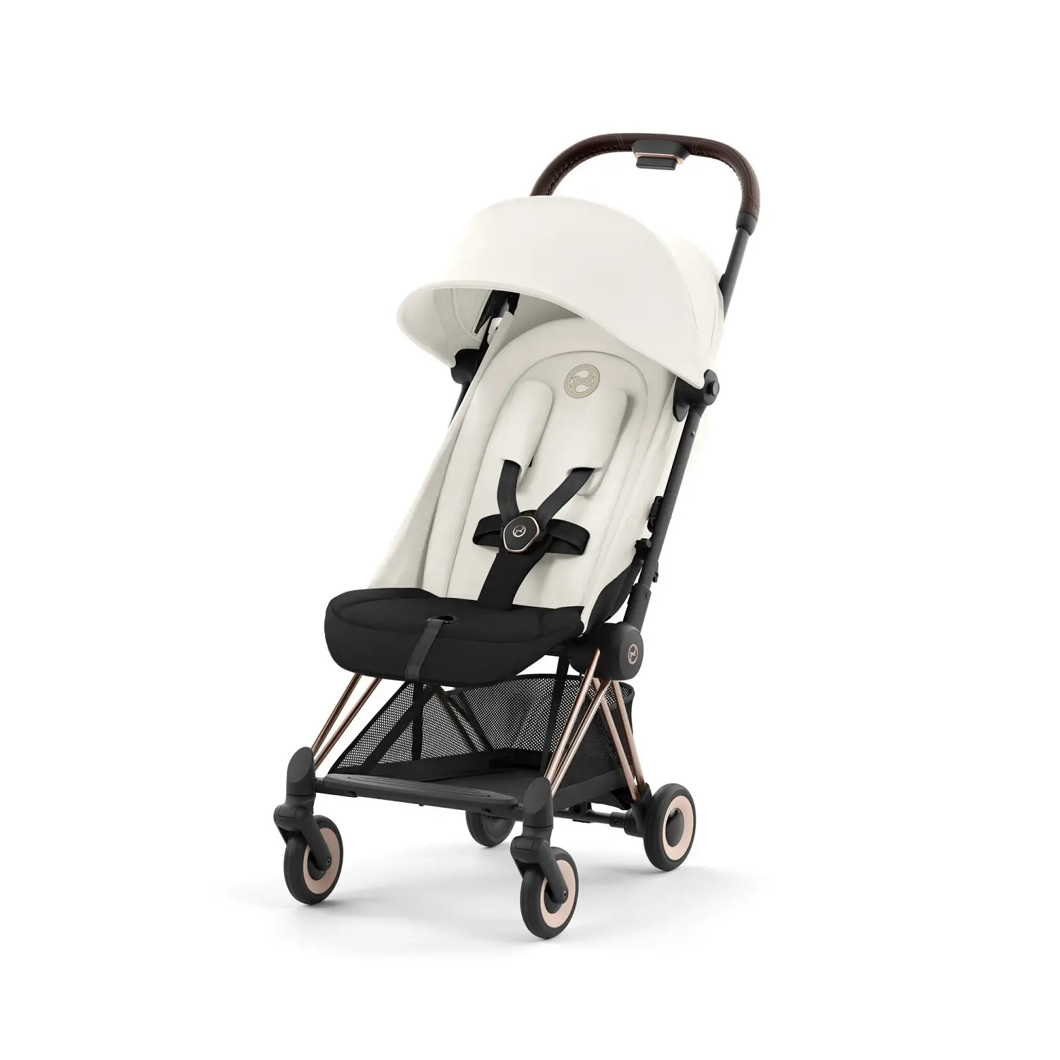 Passeggino Coya Rosegold Off White - passeggini compatti