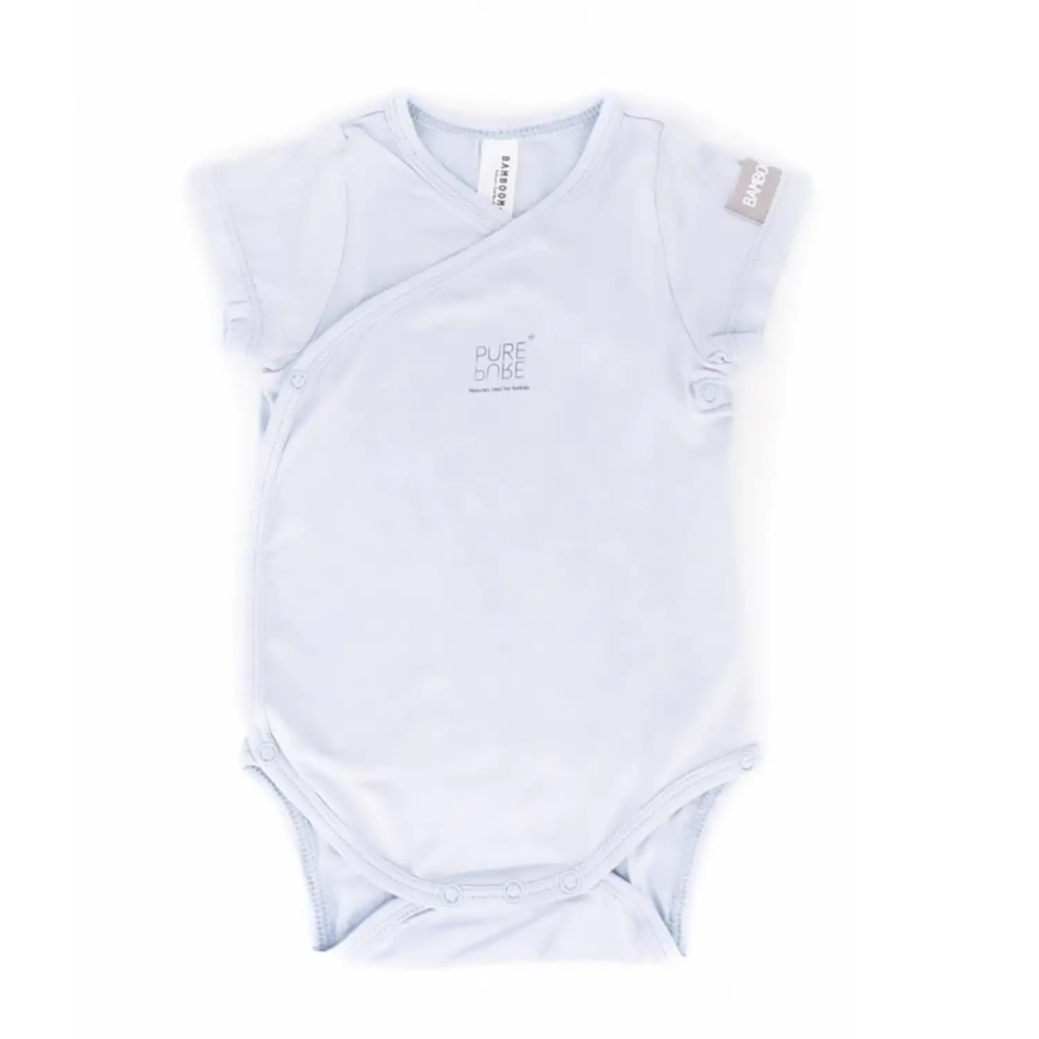 Body 3 Mesi Bambino Maniche Corte Azzurro Bamboom C104-054-006 - intimo neonato