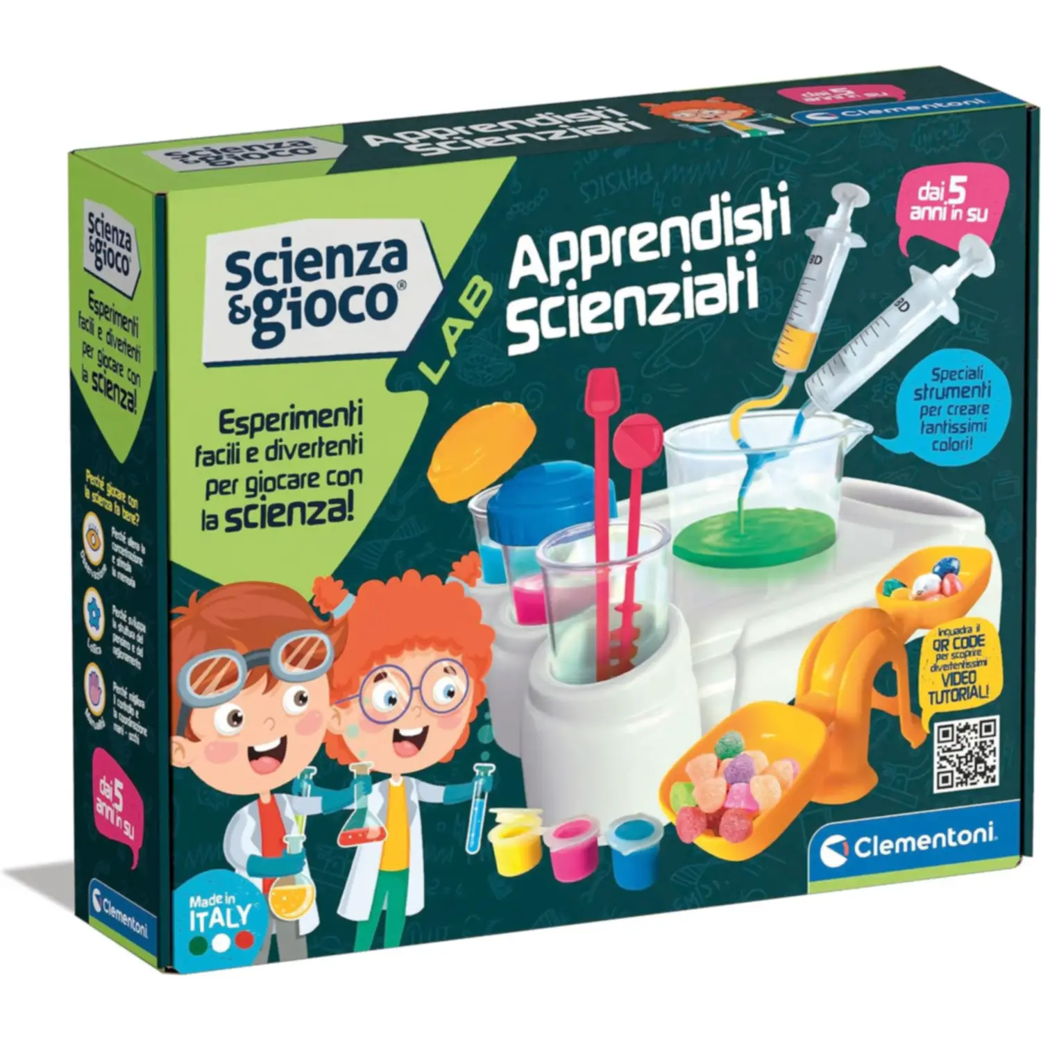 Scienza & Gioco – Apprendisti Scienziati Clementoni – Kit di Esperimenti Scientifici - giochi scientifici