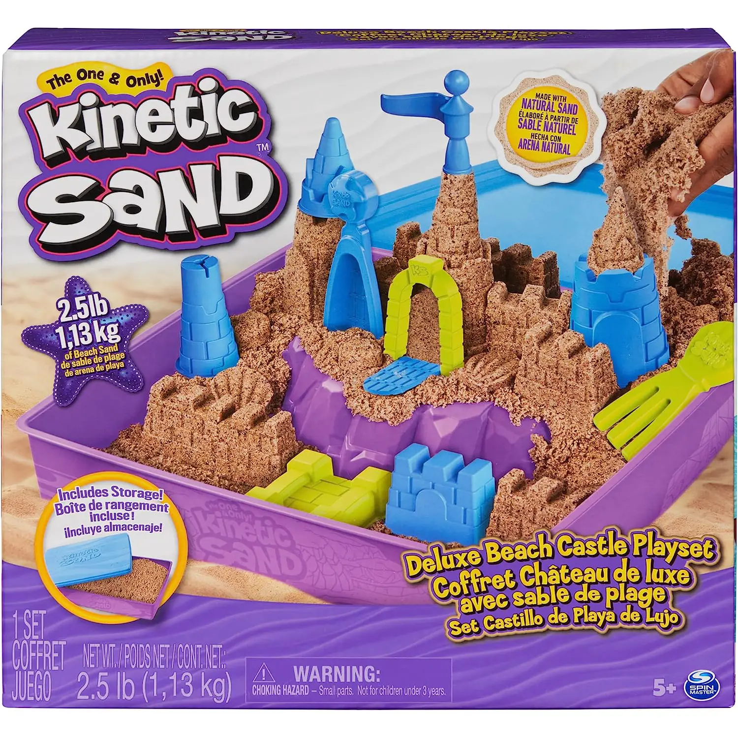 Kinetic Sand Playset Regno di Sabbia - creatività