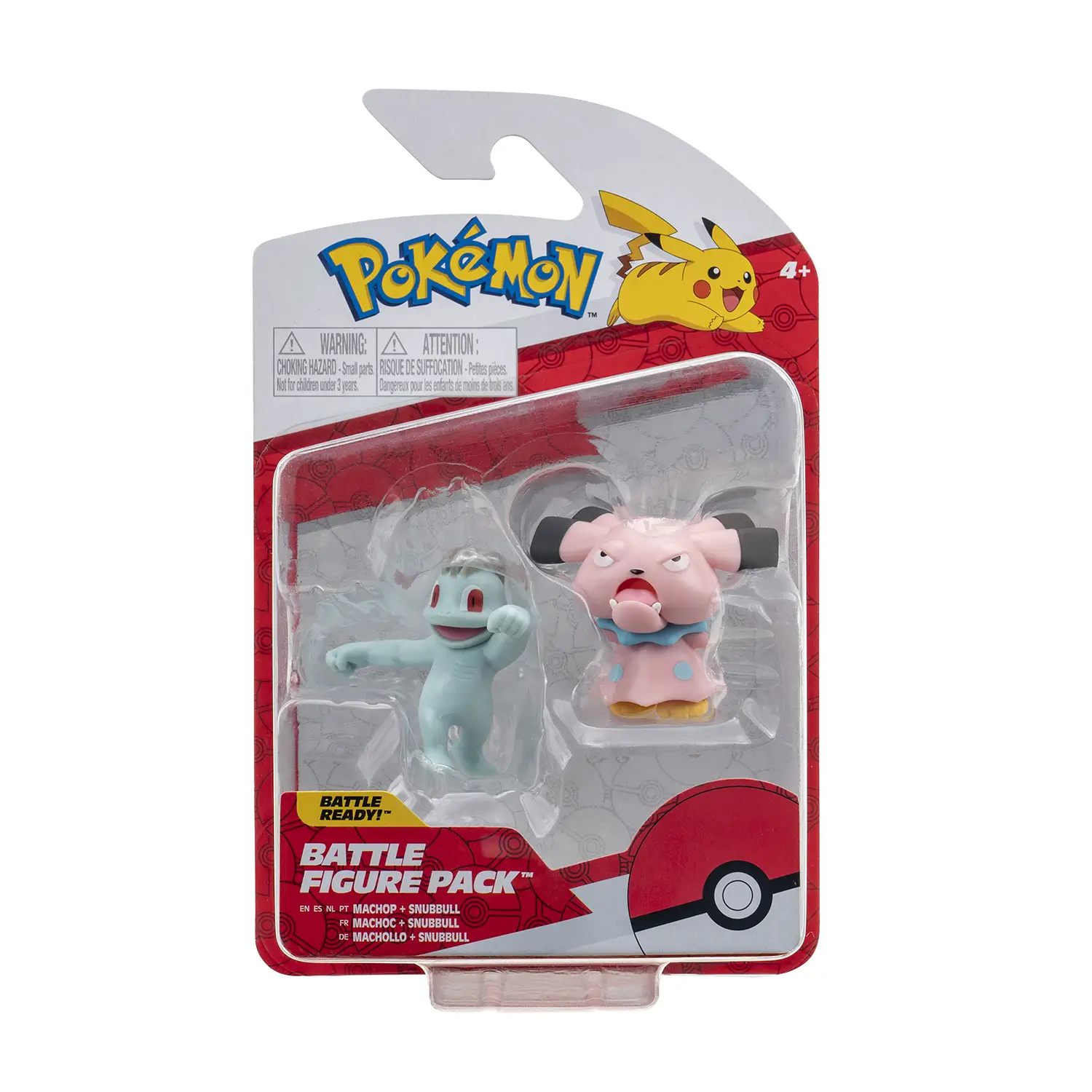 Pokemon Battle Figure Pack: Machop & Snubbull - action figures ed accessori