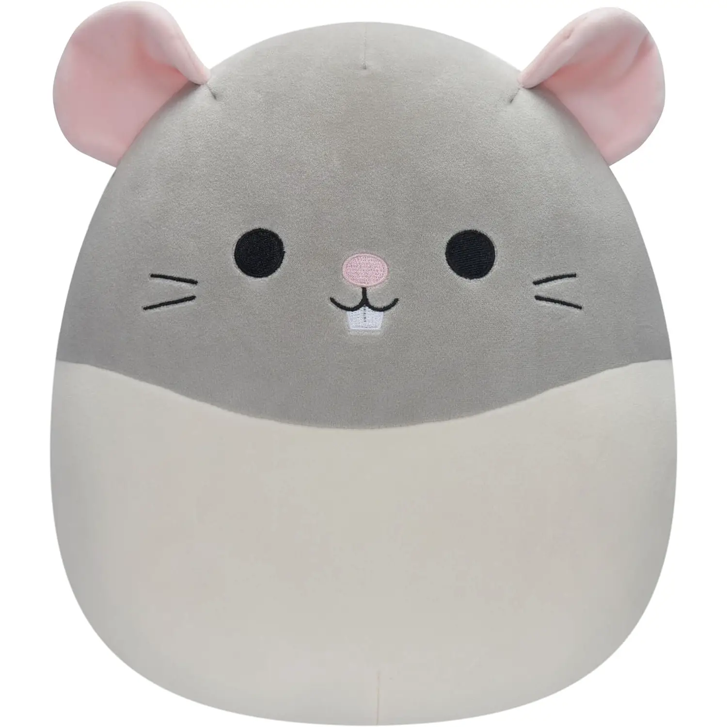 Squishmallows Personaggio 30 Cm: Grey & White Rat - peluches 0/36 mesi