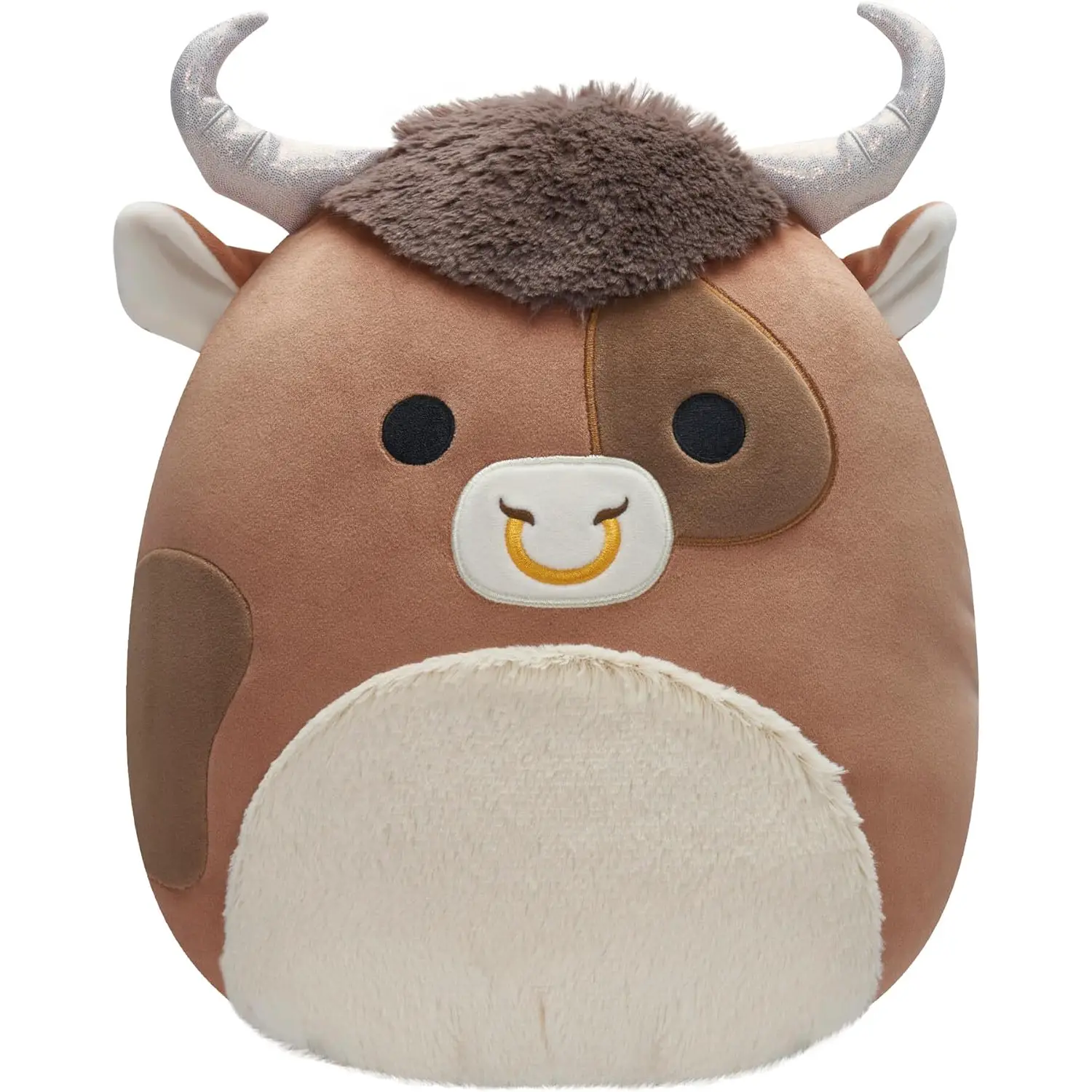 Squishmallows Personaggio 30 Cm: Brown Spotted Bull - peluches 0/36 mesi