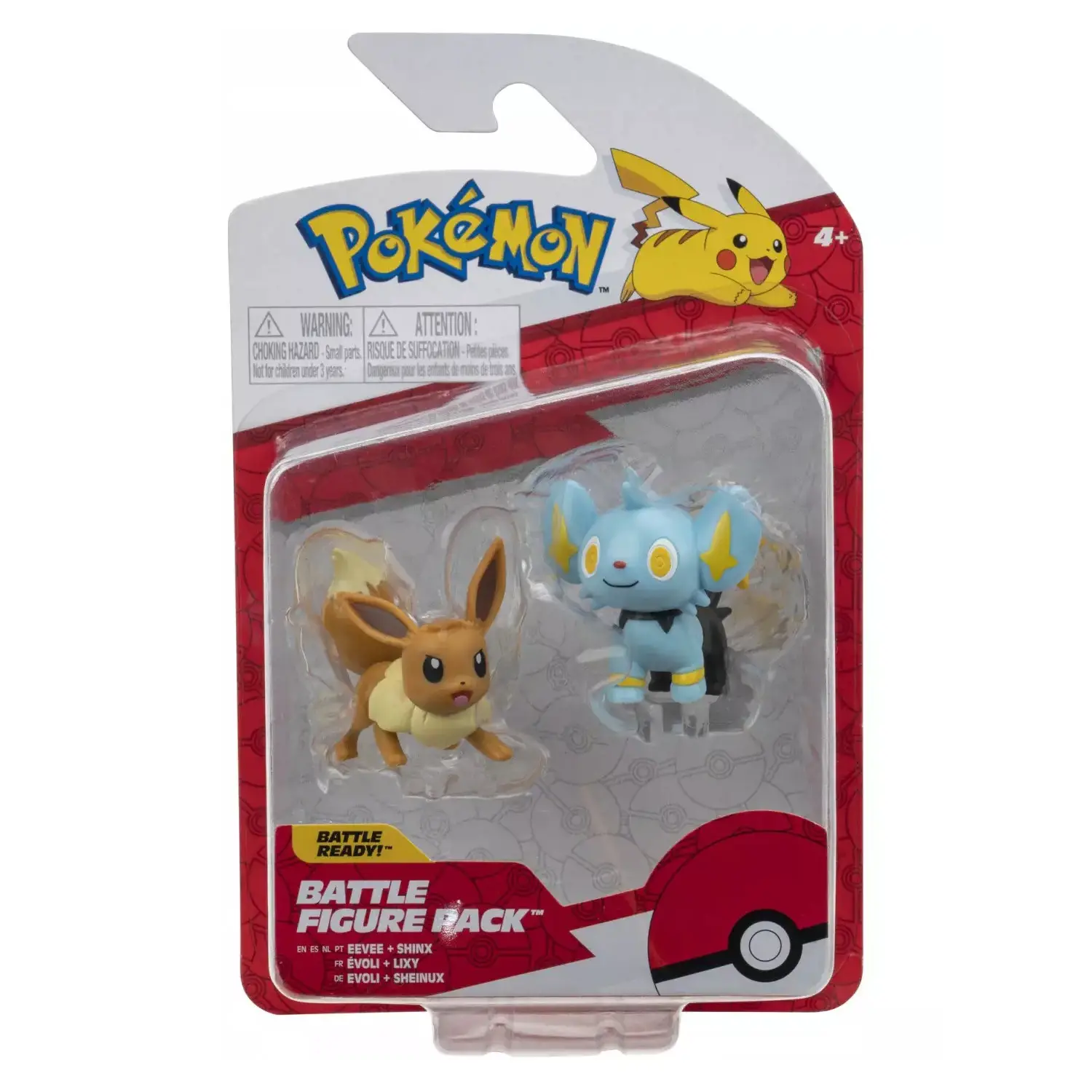 Pokemon Battle Figure Pack: Shinx e Eevee - action figures ed accessori