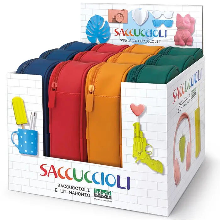 Sccuccioli Astuccio Bustina Round Maxi Colors 24x6x11 - bauletti tombolini bustine