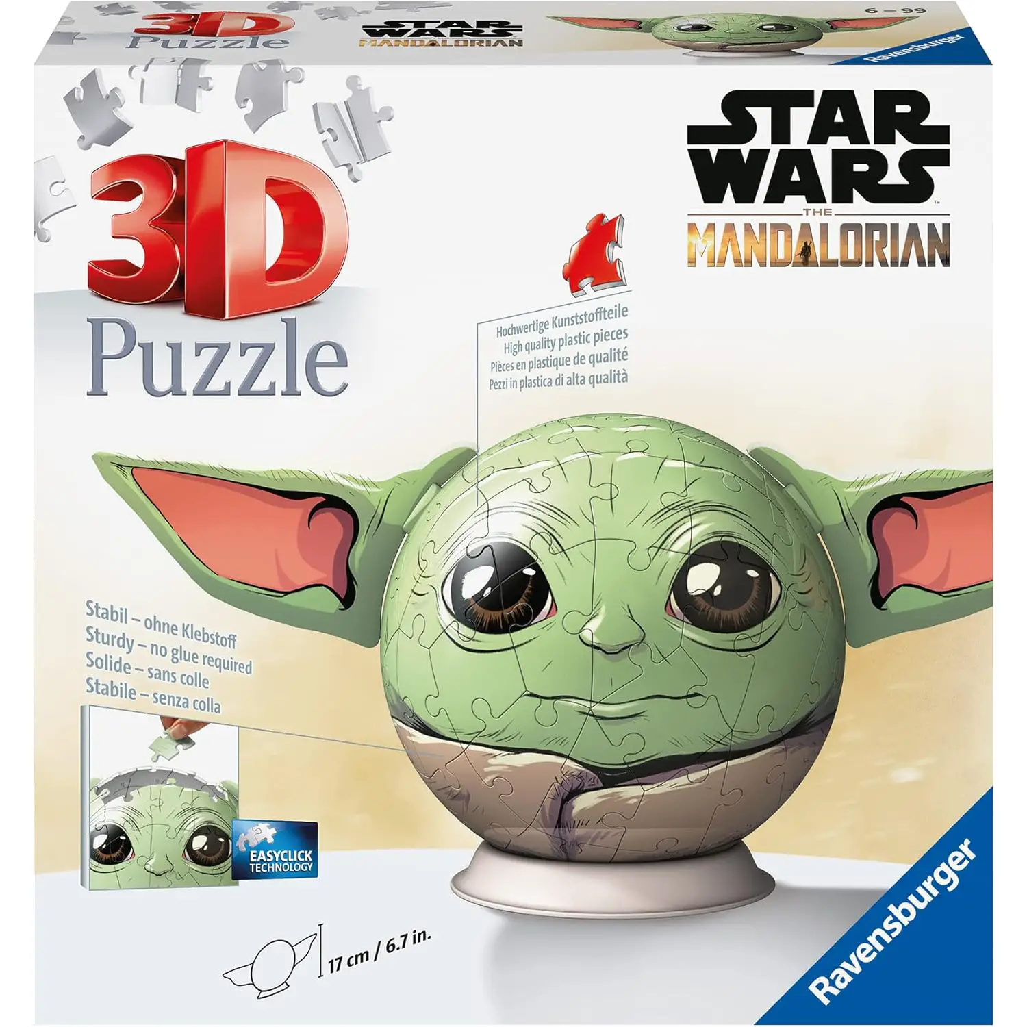 Puzzle 3D Grogu Con Orecchie - puzzle 3d
