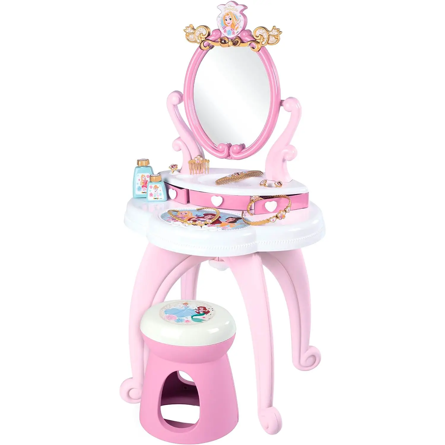 Specchiera Disney Princess 2 in 1 Smoby con Accessori Inclusi - Cucine e gioco simbolico