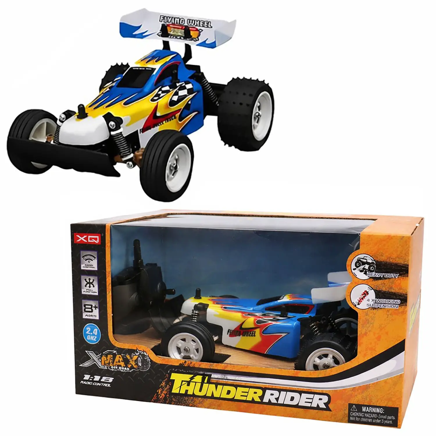Auto Buggy Scala 1:18 Con Radiocomando - radiocomandi