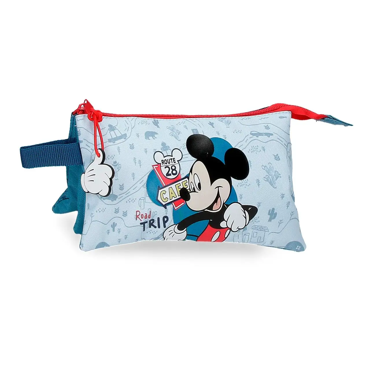 Mickey Road Trip Astuccio Bustina 3 Scomparti - bauletti tombolini bustine